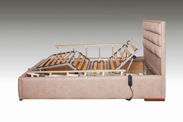 rete da letto in legno